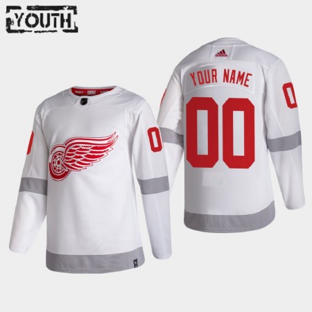 Dresovi Detroit Red Wings Custom 2020-21 Reverse Retro Authentic - Dječji Dresovi Detroit Red Wings Custom 2020-21 Reverse Retro Authentic - Dječji